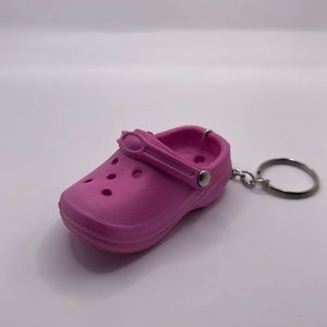 💕Pink Croc Keychain💕